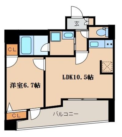 天満橋駅 徒歩11分 10階の物件間取画像